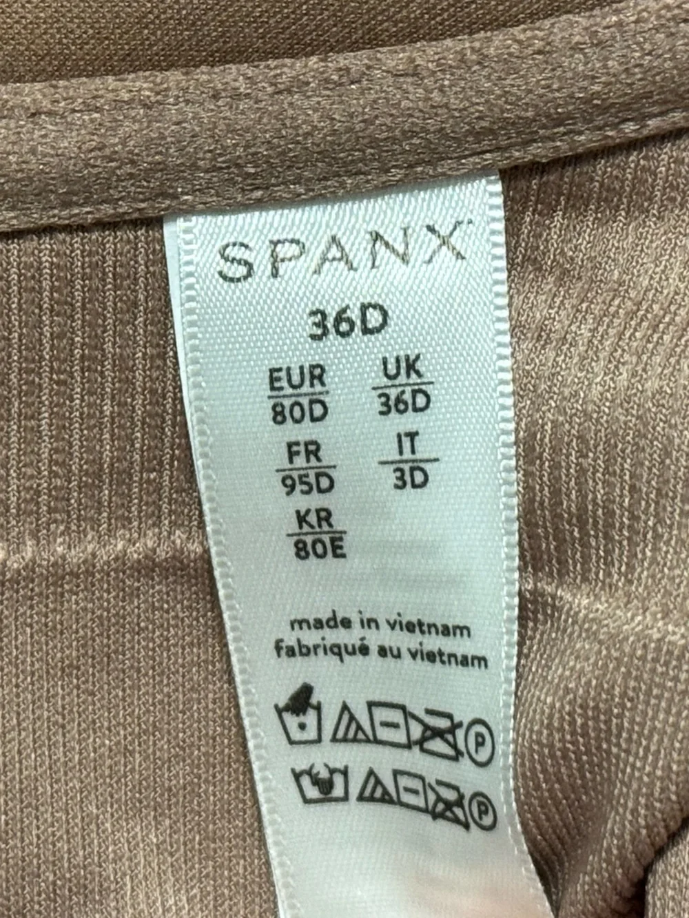 Spanx Full Coverage Bra-llelujah Bra Sz 36D NWT Color Cafe Au Lait